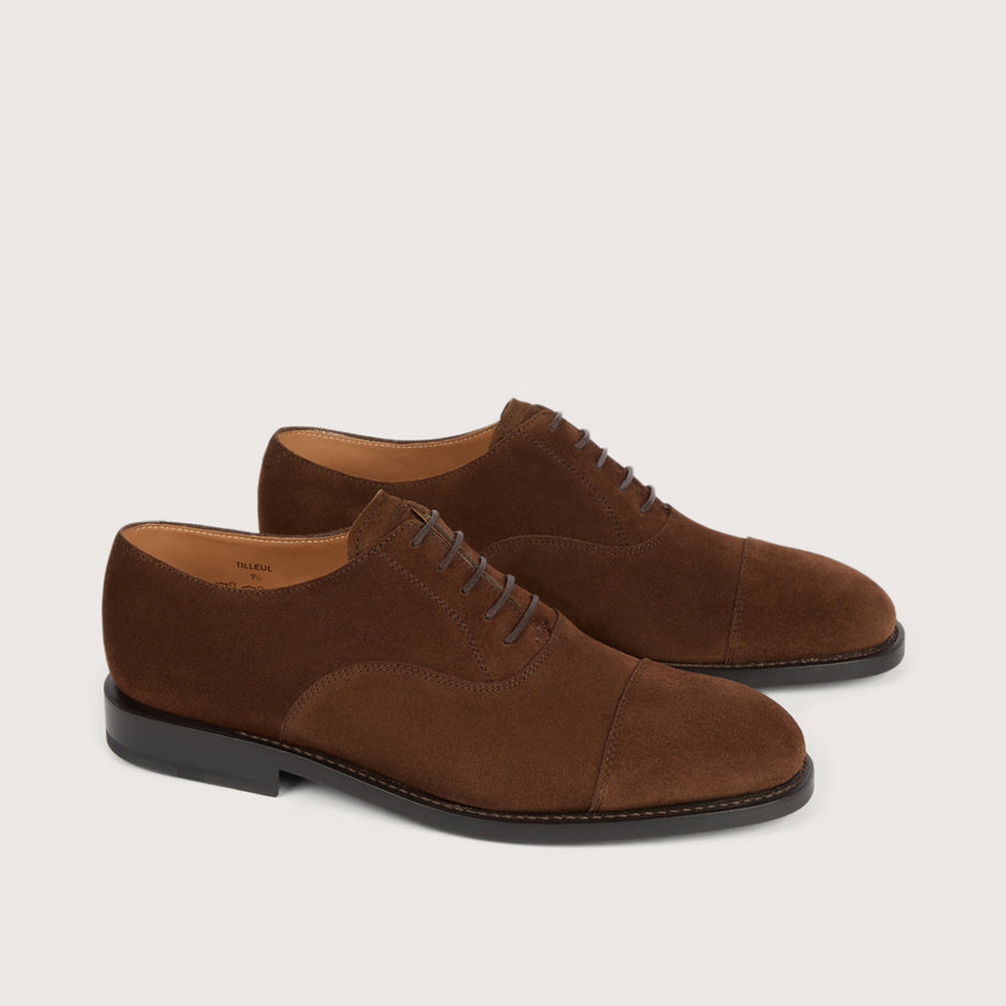 TILLEUL II Cacao Hydrovelours Leather